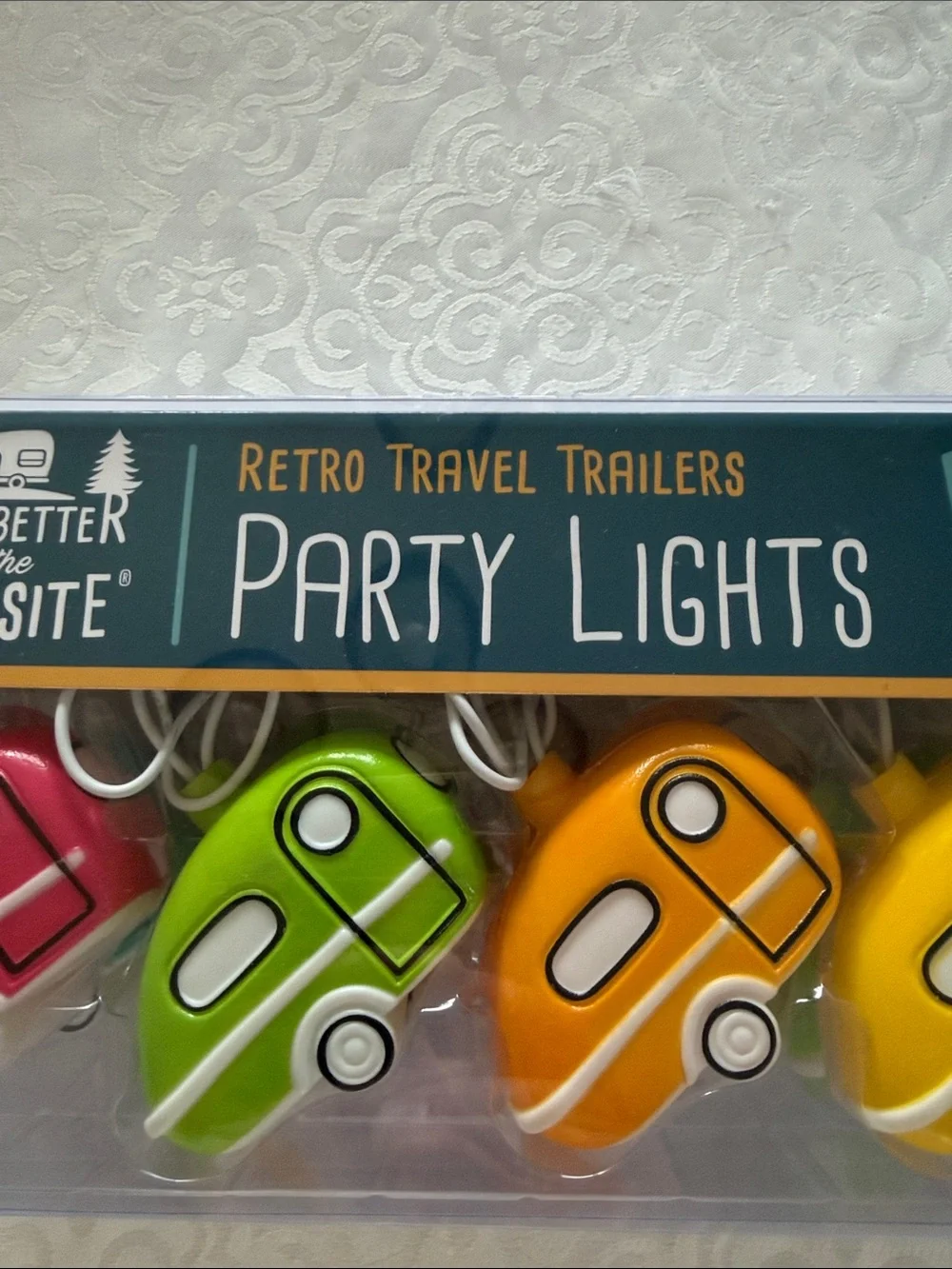 Retro Travel Trailer LED Party Lights - Multi-Color